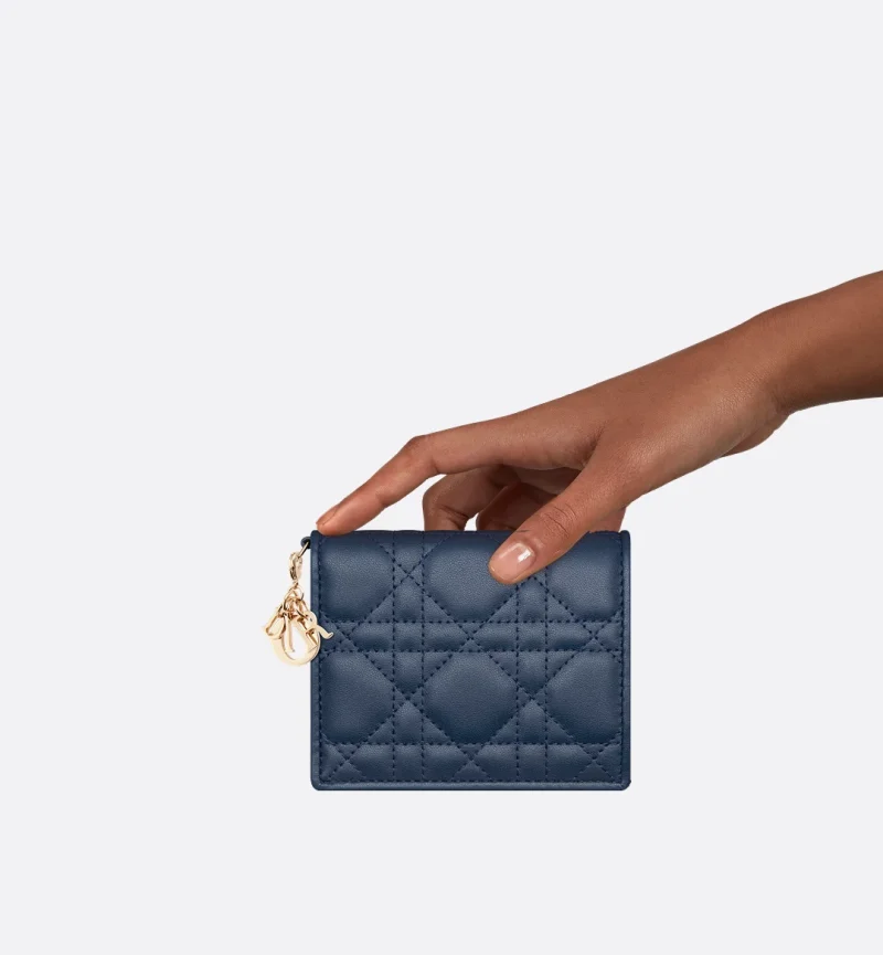 Mini Lady Dior Gardenia Wallet - Image 5