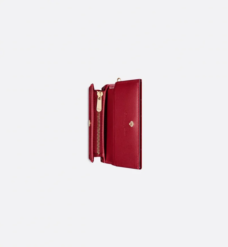 Mini Lady Dior Gardenia Wallet - Image 3