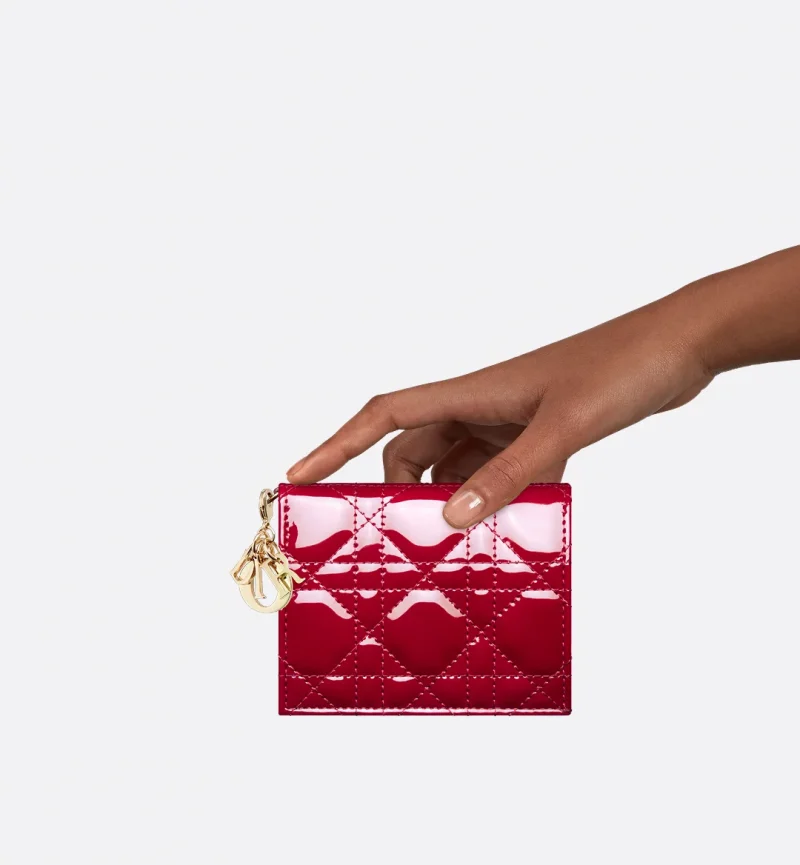 Mini Lady Dior Gardenia Wallet - Image 7