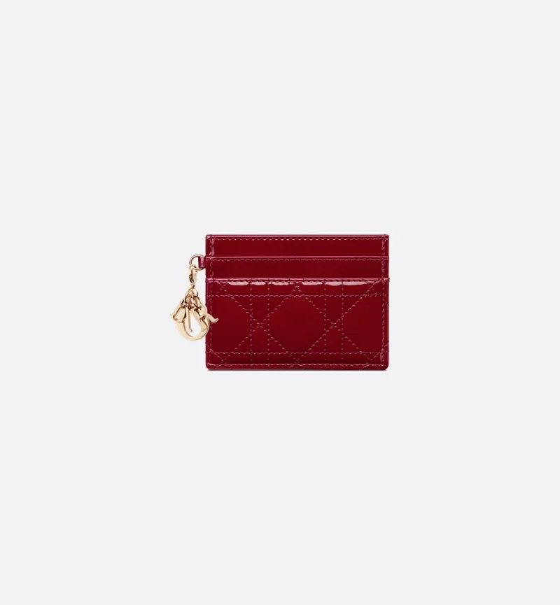 Lady Dior Freesia Card Holder