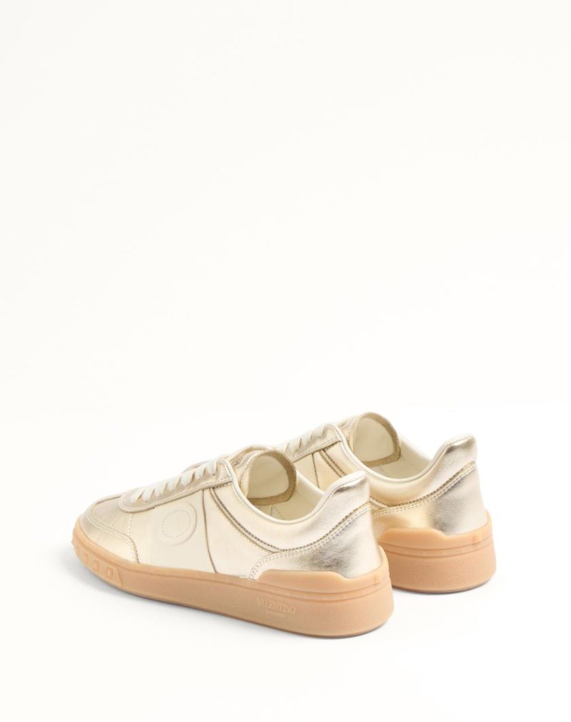 UPVILLAGE TRAINER IN LAMINATED CALFSKIN WITH NAPPA CALFSKIN LEATHER BAND - Image 3
