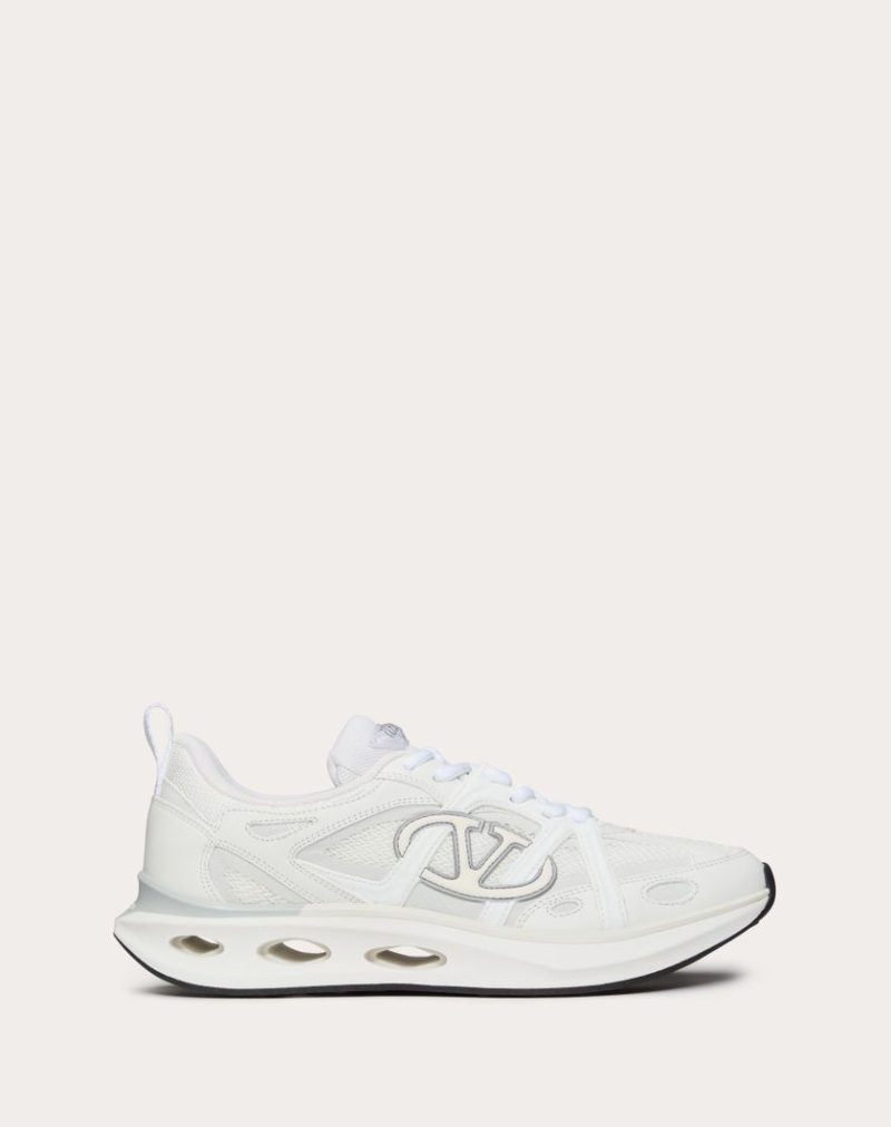 VLOGO EASYJOG CALFSKIN AND FABRIC SNEAKER - Image 6