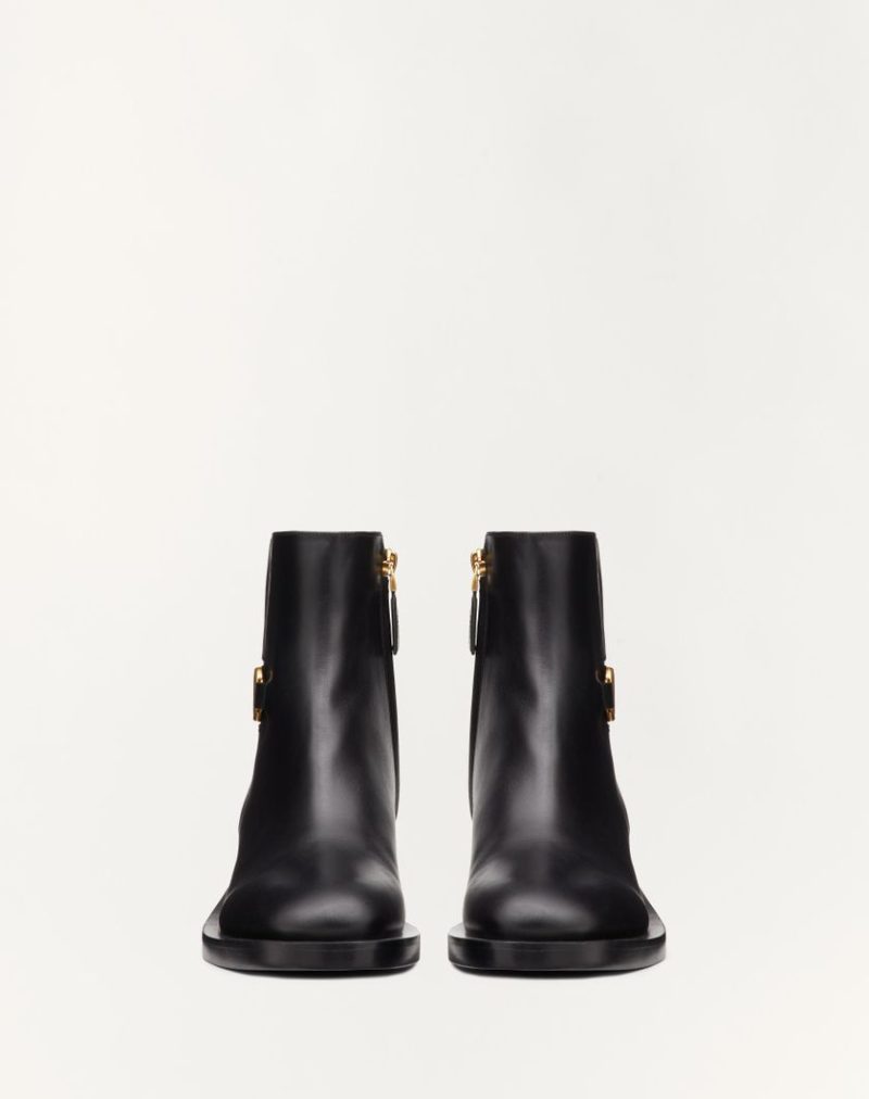 VLOGO SIGNATURE CALFSKIN ANKLE BOOT 30MM - Image 4