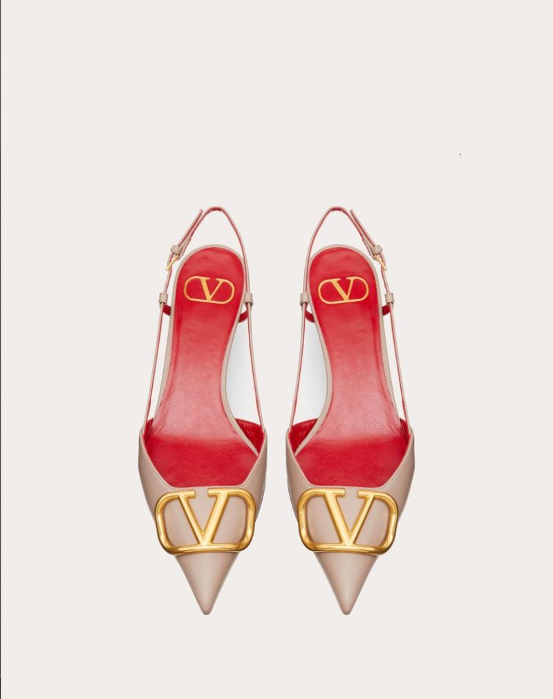 VLOGO SIGNATURE CALFSKIN SLINGBACK PUMP 40MM / 1.6 IN. - Image 4