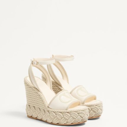 VLOGO TORCHON WEDGE SANDAL IN NAPPA 130MM