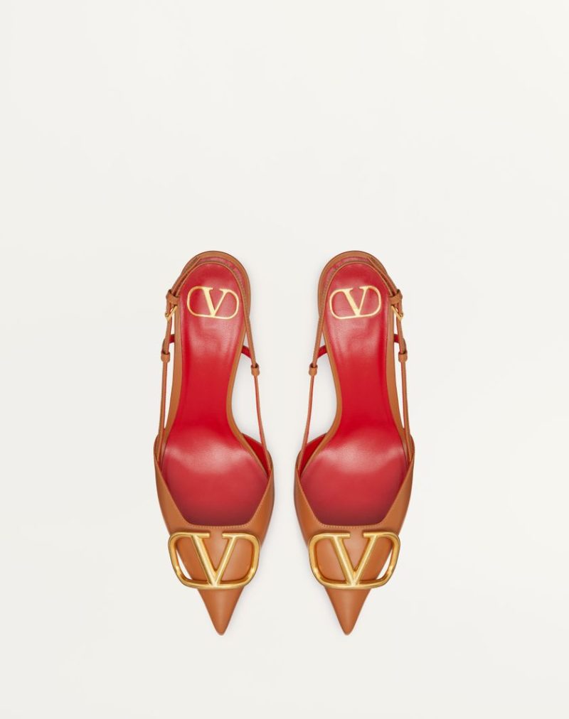 VLogo Signature Calfskin Slingback Pump 80mm / 3.15 in. - Image 4
