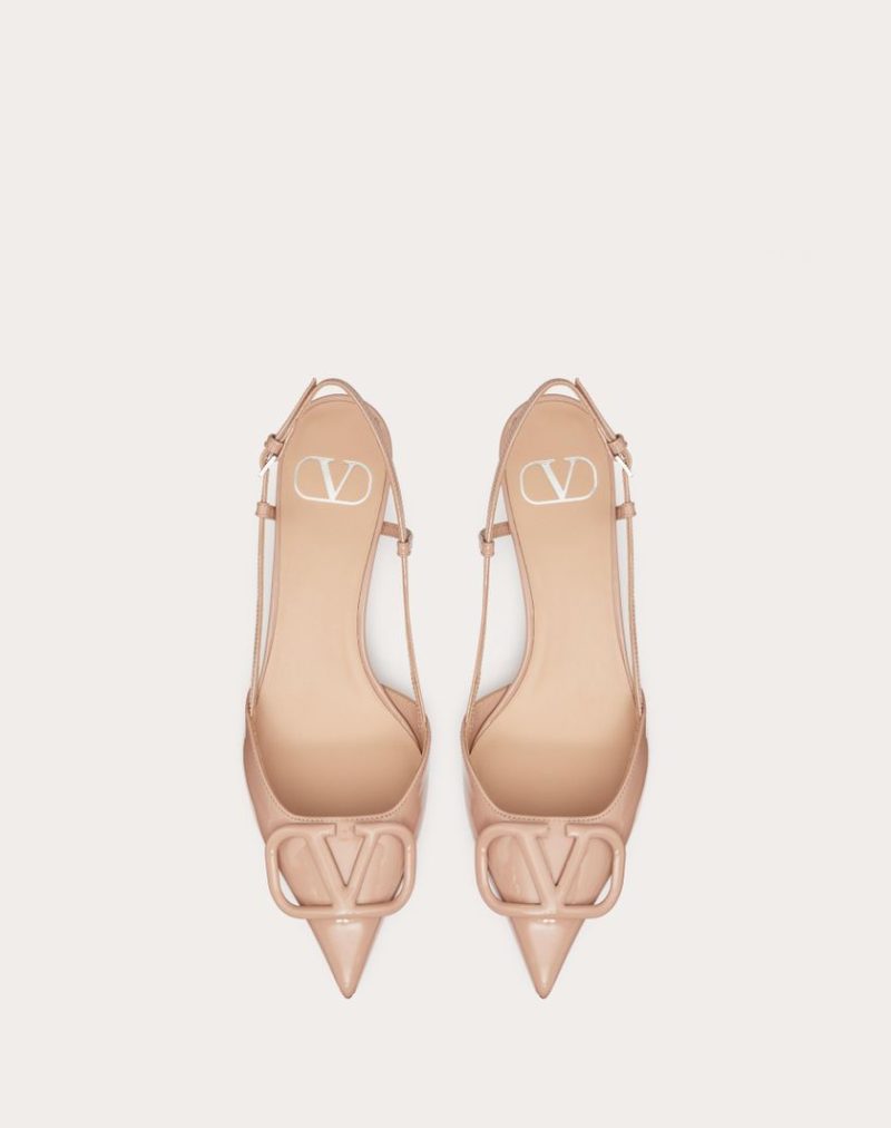 VLogo Signature Patent Leather Slingback Pump 40mm / 1.6 in. - Image 4
