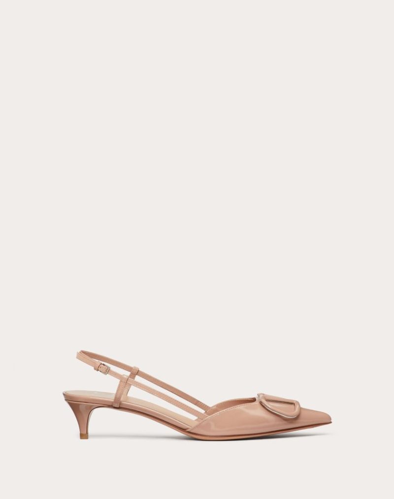 VLogo Signature Patent Leather Slingback Pump 40mm / 1.6 in. - Image 6