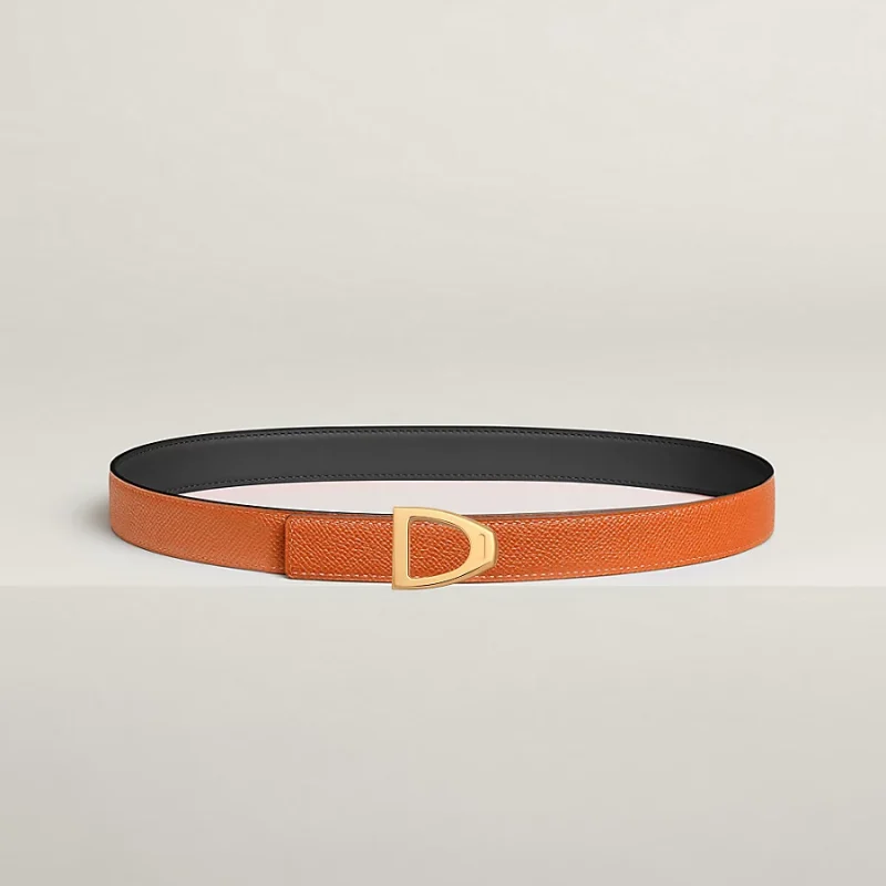 Cavaliere belt buckle & Reversible leather strap 24 mm - Image 2