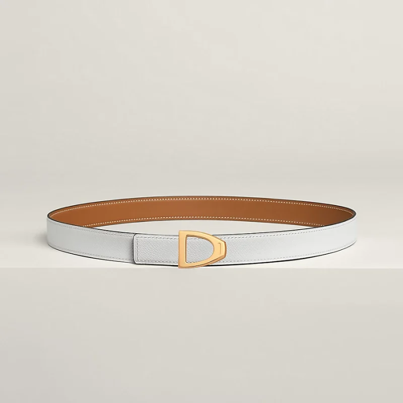Cavaliere belt buckle & Reversible leather strap 24 mm - Image 2