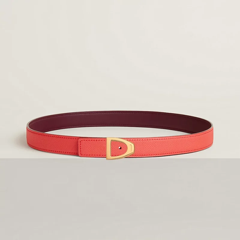Cavaliere belt buckle & Reversible leather strap 24 mm - Image 2