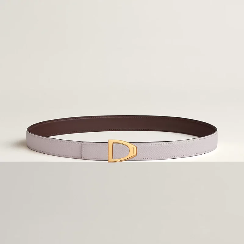 Cavaliere belt buckle & Reversible leather strap 24 mm - Image 2