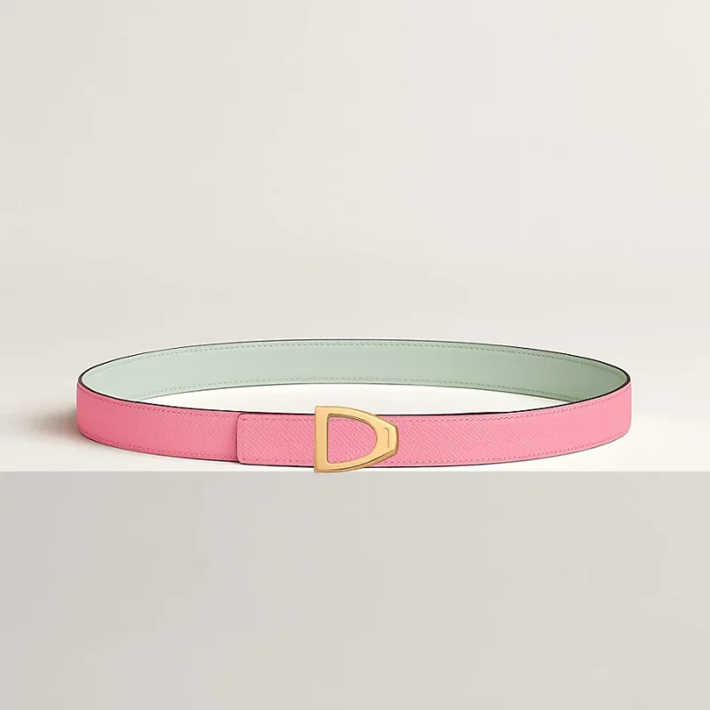 Cavaliere belt buckle & Reversible leather strap 24 mm - Image 2