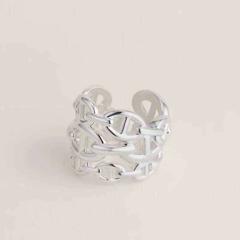 Chaine dancre Enchainee ring, large model