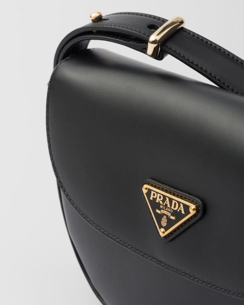 Prada Arqu?? Leather Shoulder Bag With Flap - Image 2