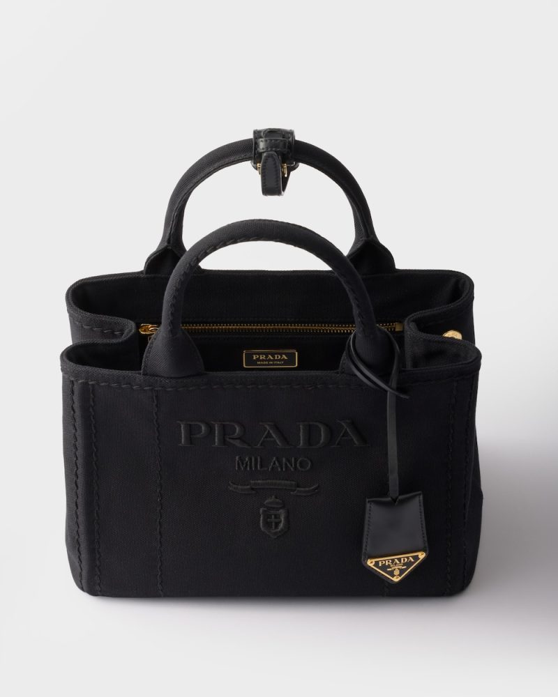Small Cotton Canvas Handbag - Image 2