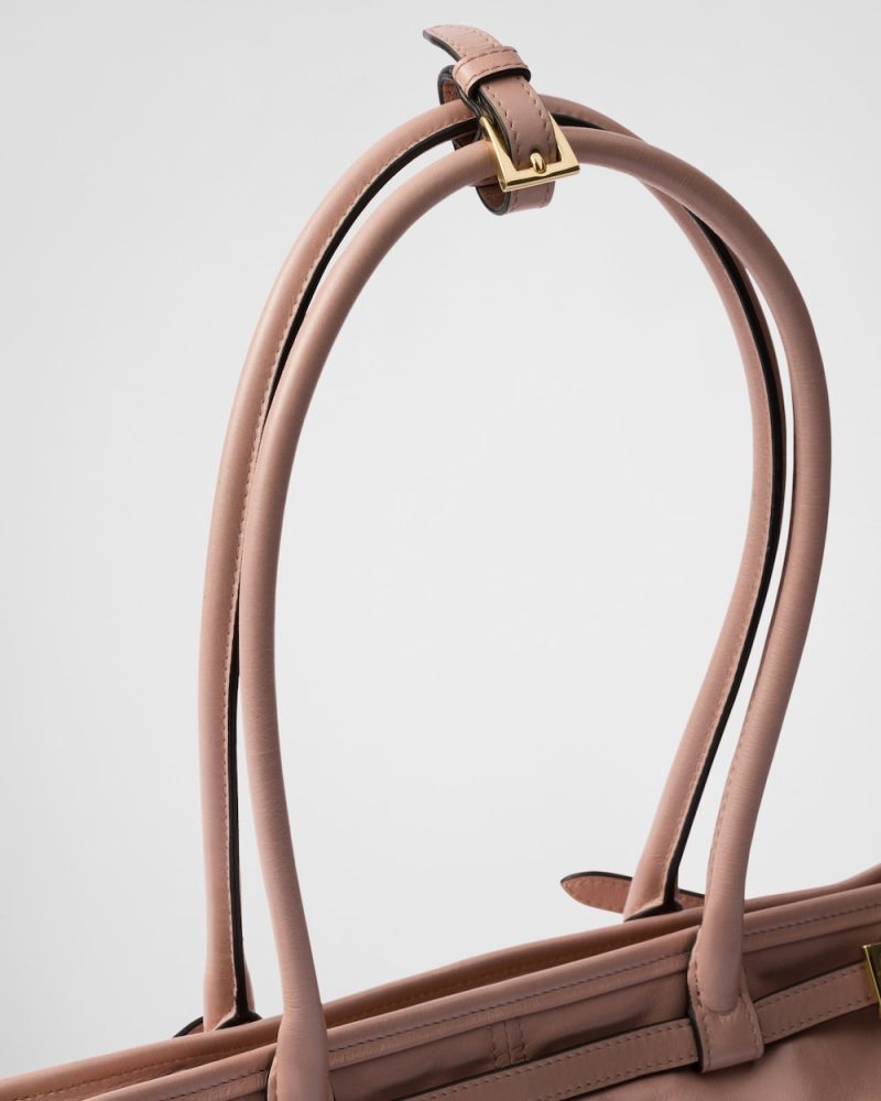 Prada Bonnie Medium Leather Handbag - Image 3