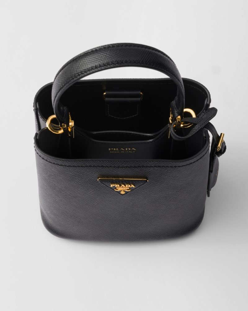 Prada Panier Saffiano Leather Mini-Bag - Image 3