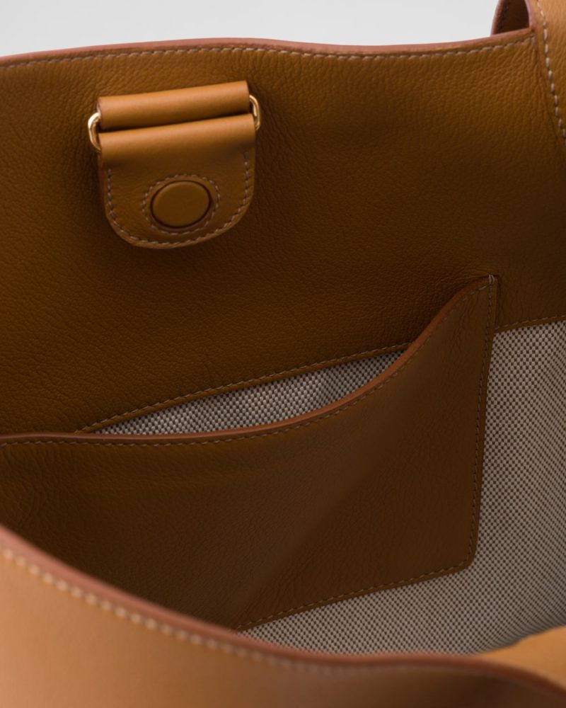 Large Leather Tote Bag - Image 3