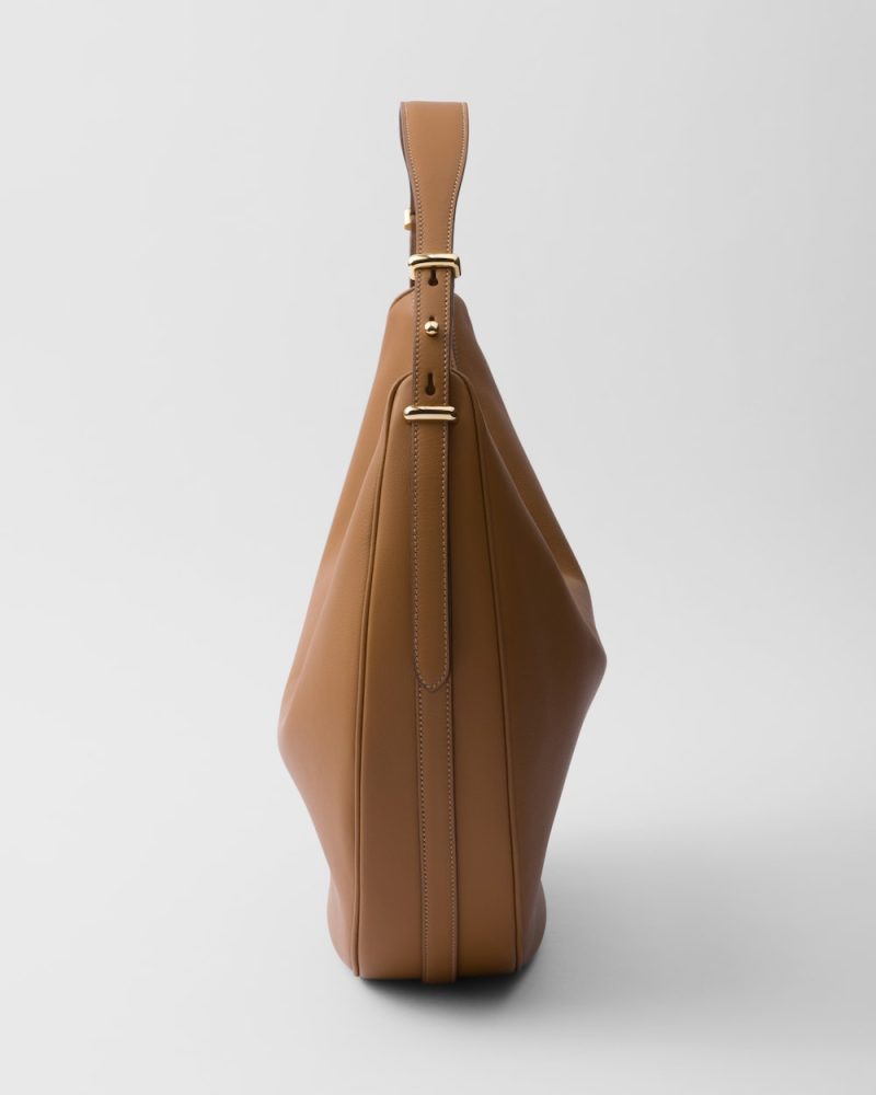 Prada Arqu?? Large Leather Shoulder Bag - Image 3