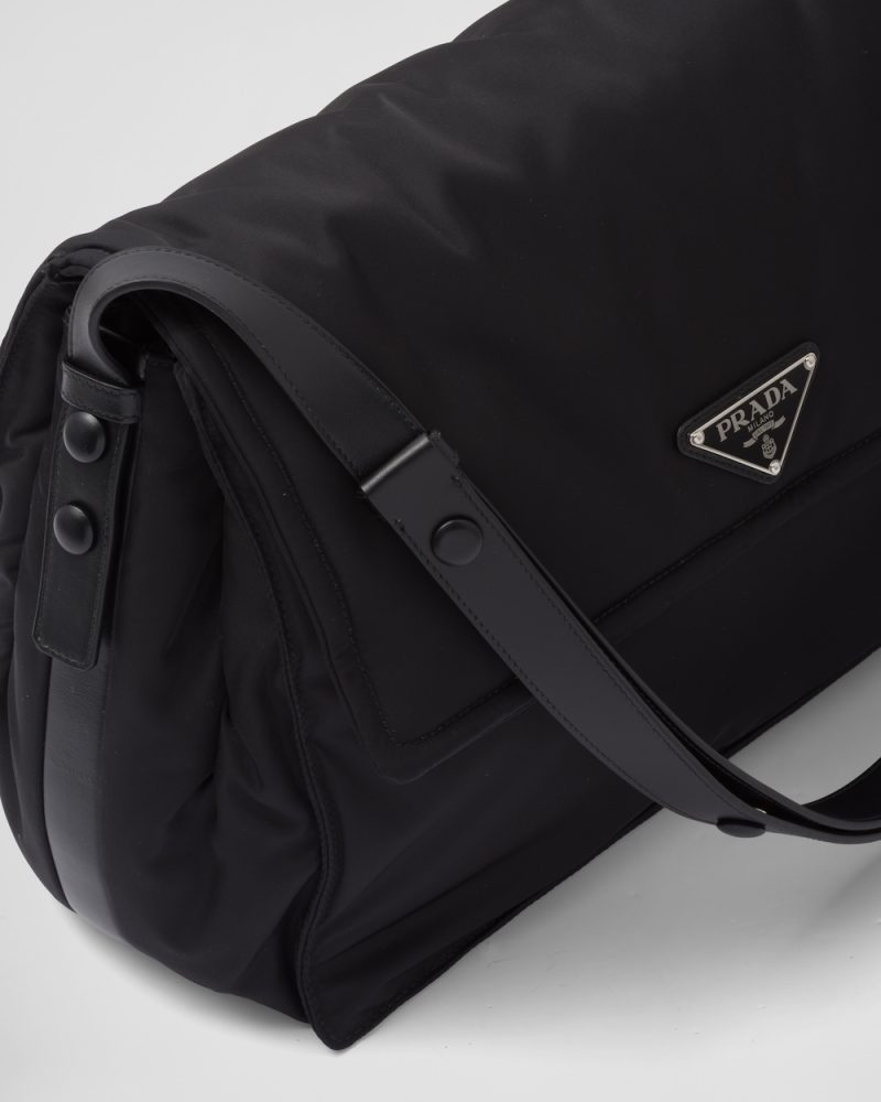 Re-Nylon Large Padded Shoulder Bag - Image 4