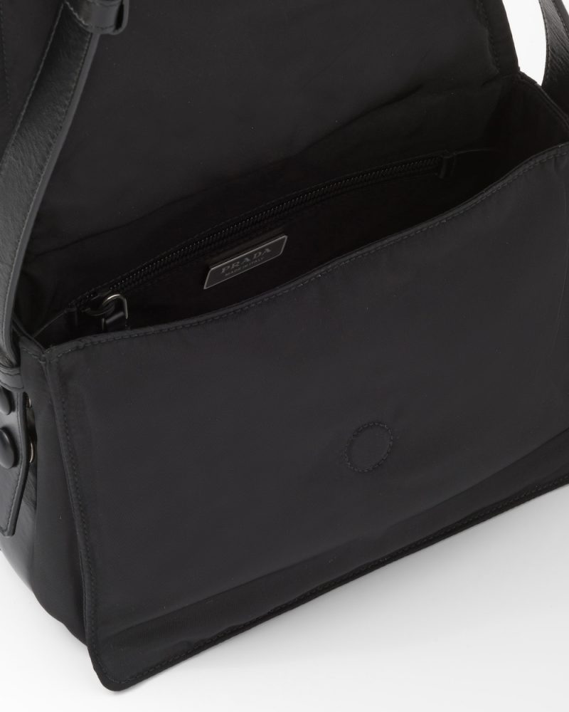 Small Padded Re-Nylon Shoulder Bag - Image 4