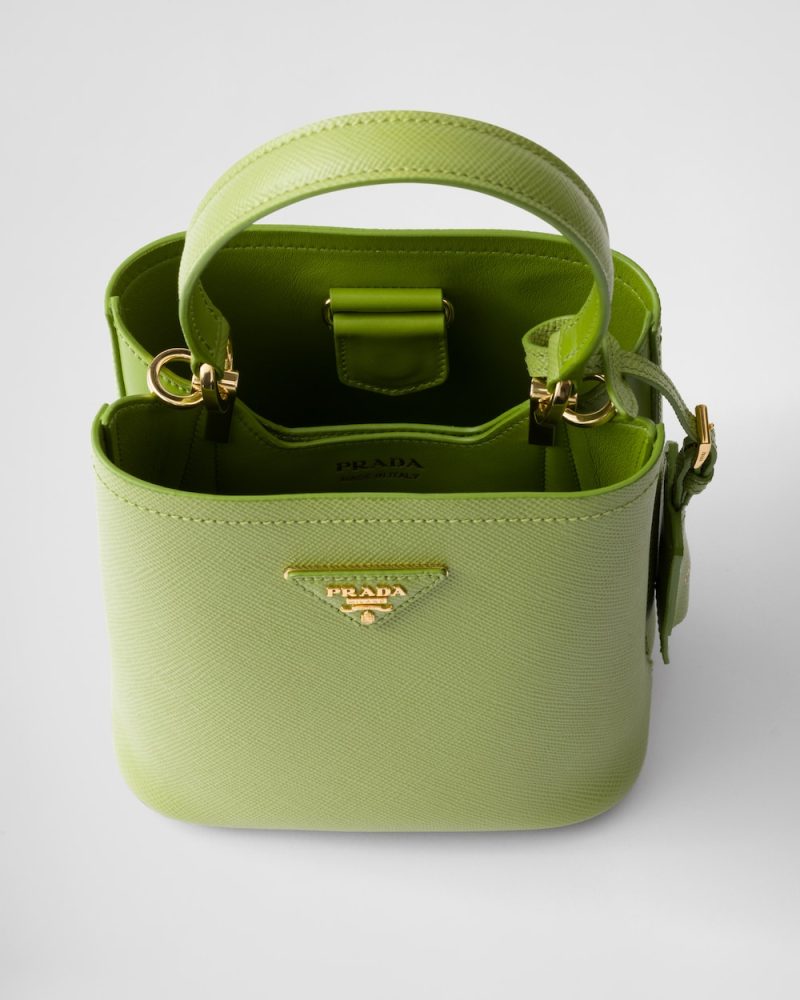 Prada Panier Saffiano Leather Mini-Bag - Image 4
