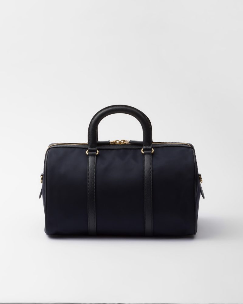 Prada Re-Edition 1978 Medium Re-Nylon and Saffiano Leather Top-Handle Bag - Image 4