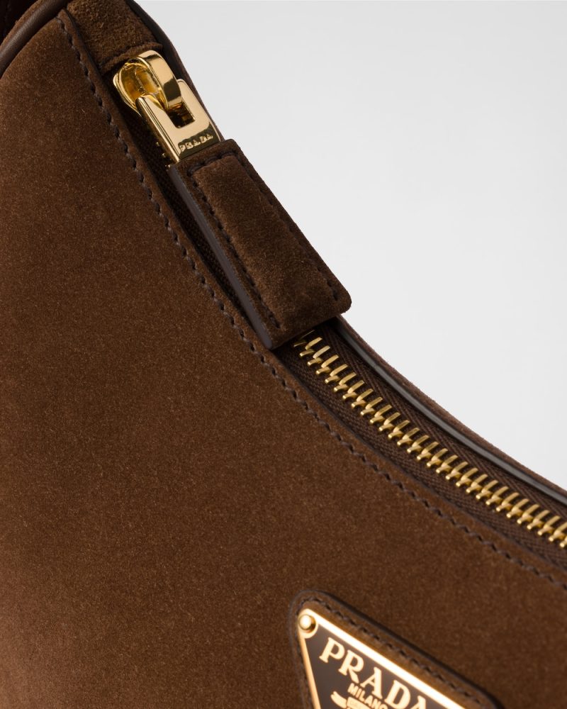 Prada Arqu?? Suede Shoulder Bag - Image 4