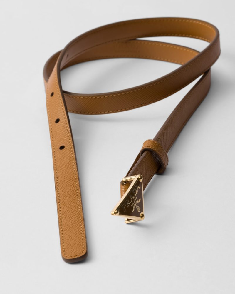 Saffiano leather belt - Image 2