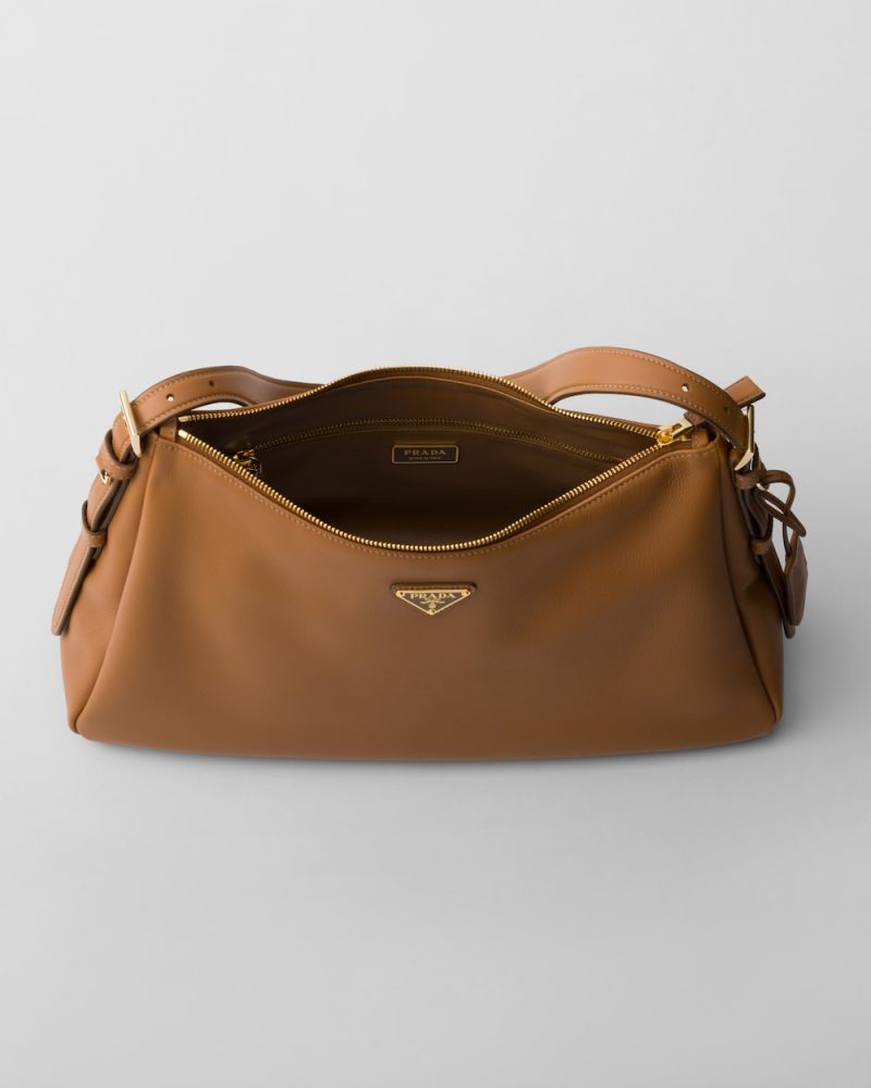 Prada Aim??e Large Leather Shoulder Bag - Image 4