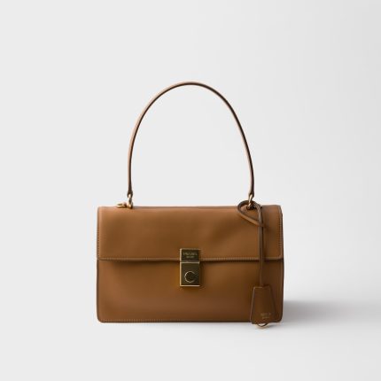 Prada Soft Sound Medium Leather Shoulder Bag