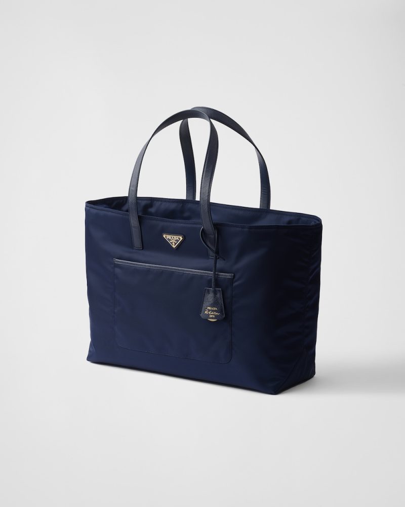 Prada Re-Edition 1978 Large Re-Nylon and Saffiano Leather Tote Bag - Image 2