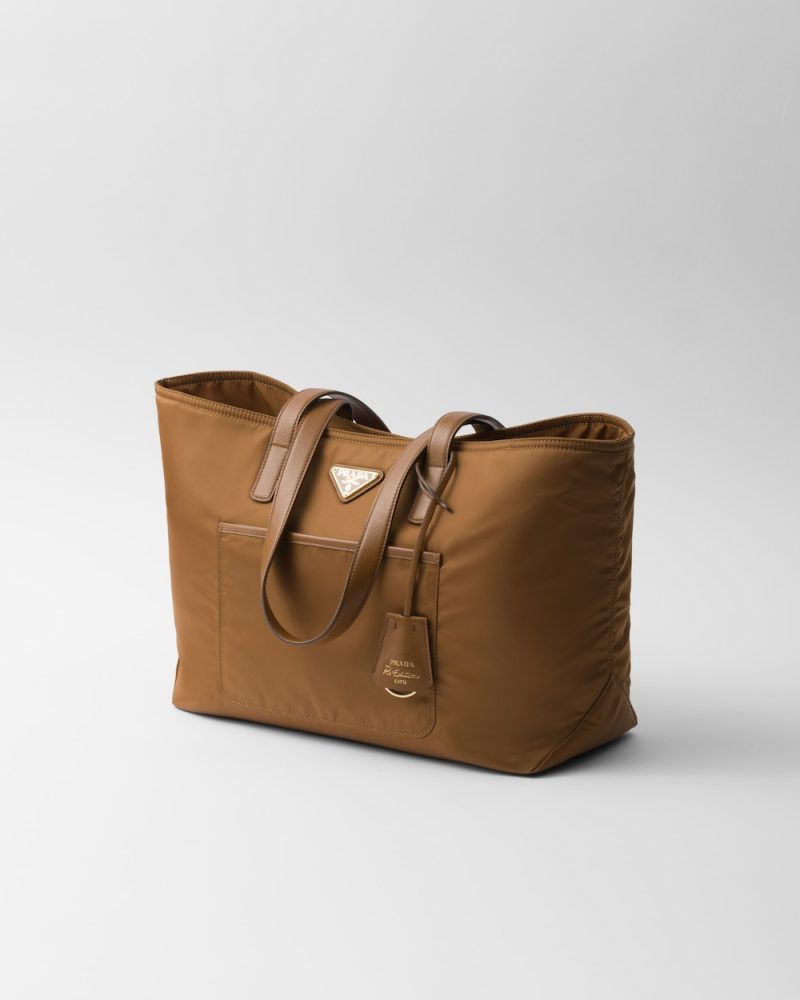 Prada Re-Edition 1978 Medium Re-Nylon and Saffiano Leather Tote Bag - Image 2