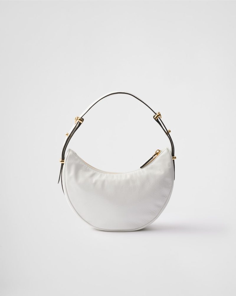 Prada Arqu?? Naplak Patent Leather Shoulder Bag - Image 5