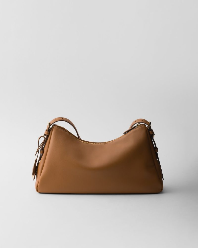 Prada Aim??e Large Leather Shoulder Bag - Image 5