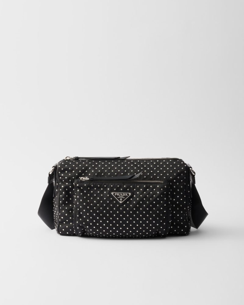 Re-Nylon Bag With Studs - Image 6
