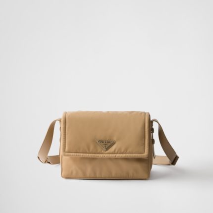 Small Padded Re-Nylon Shoulder Bag