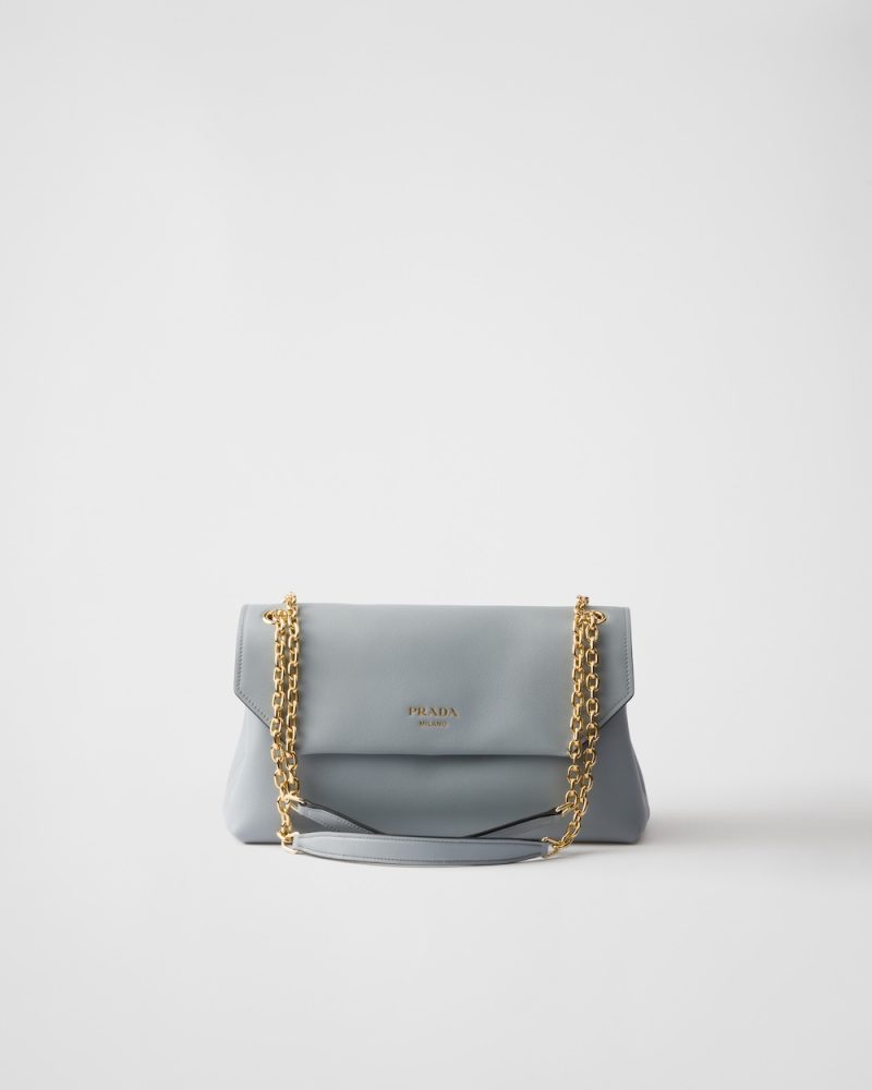 Prada Doux Medium Leather Shoulder Bag