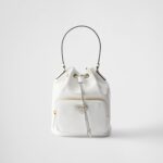 Prada Duet Naplak Patent Leather Bucket Bag