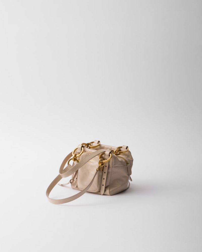 Prada Dangle Leather Top-Handle Mini-Bag - Image 5