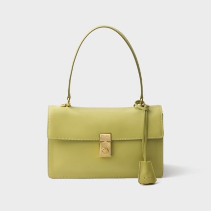 Prada Soft Sound Medium Leather Shoulder Bag