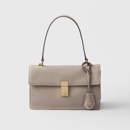 Prada Soft Sound Medium Leather Shoulder Bag
