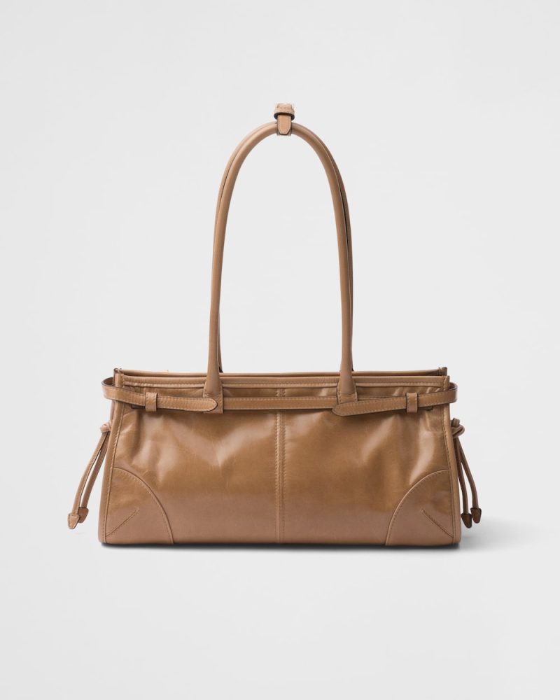Prada Bonnie Medium Leather Handbag - Image 6
