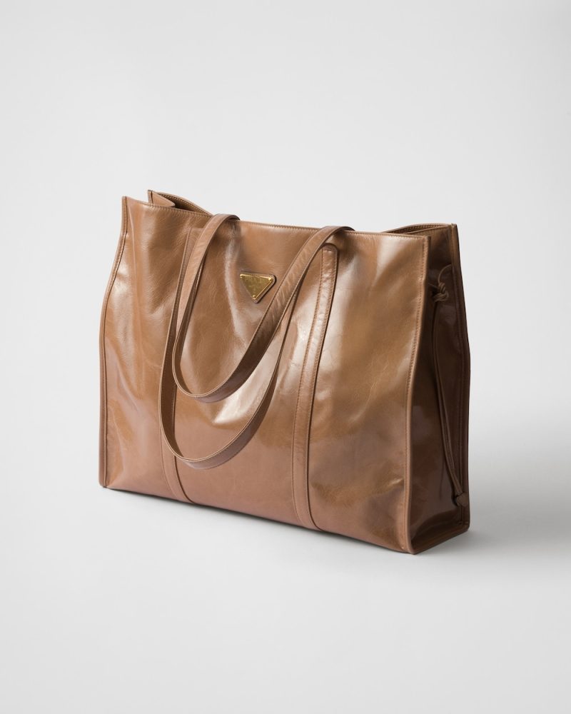 Prada Large Leather Tote Bag - Image 2