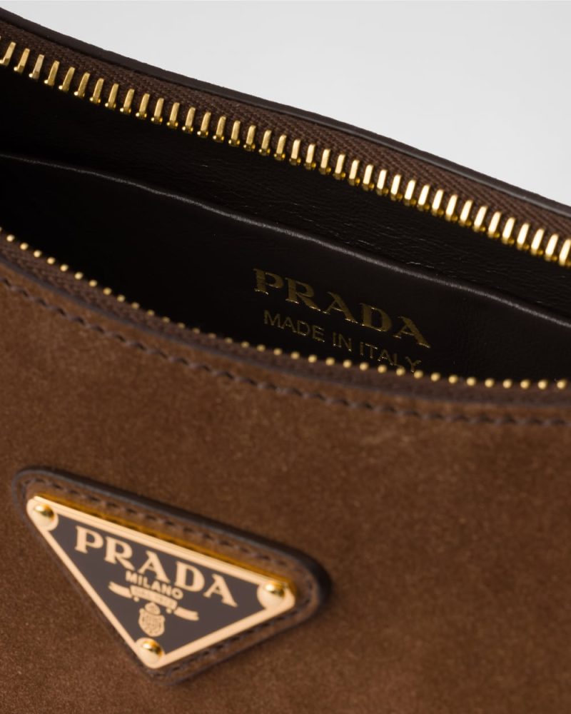 Prada Arqu?? Suede Shoulder Bag - Image 6