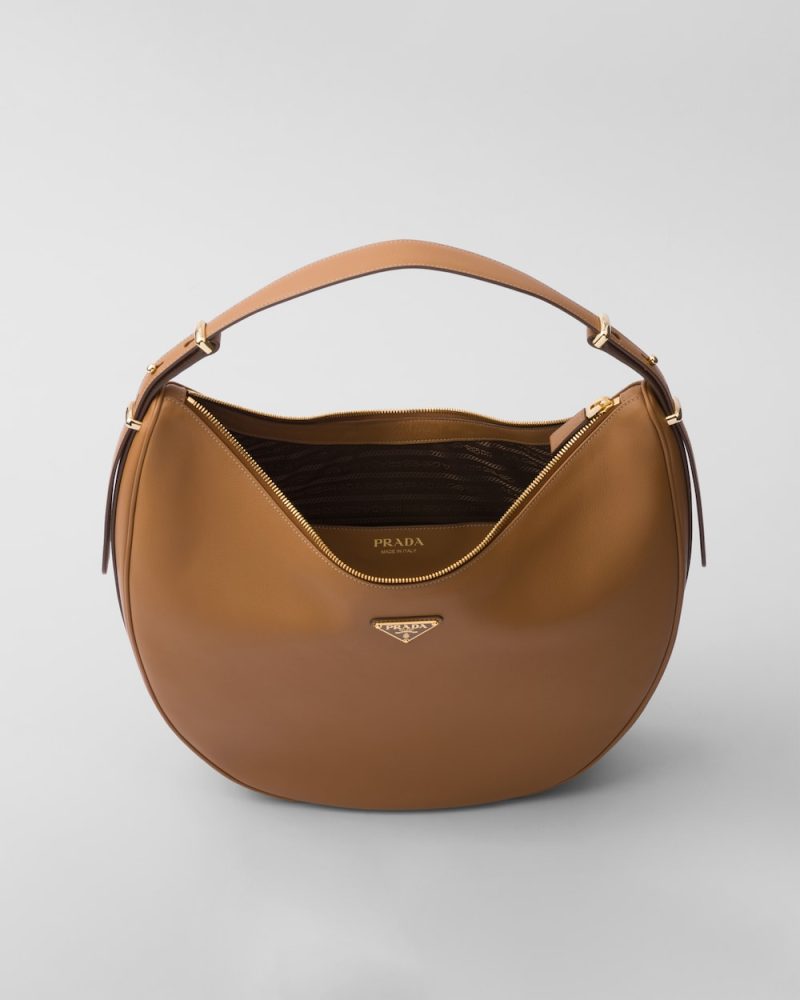 Prada Arqu?? Large Leather Shoulder Bag - Image 6