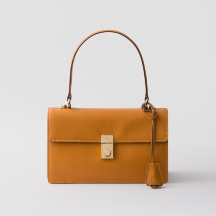 Prada Soft Sound Medium Leather Shoulder Bag