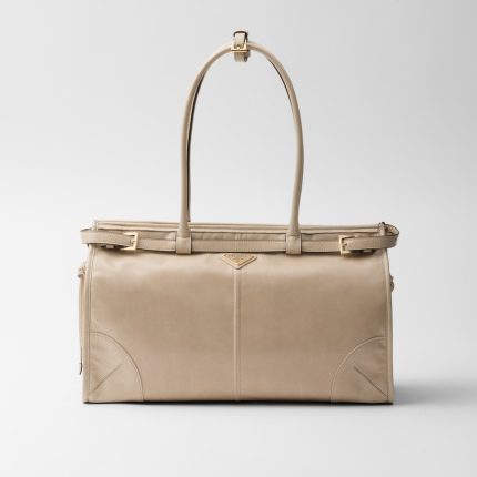 Prada Bonnie Large Leather Handbag