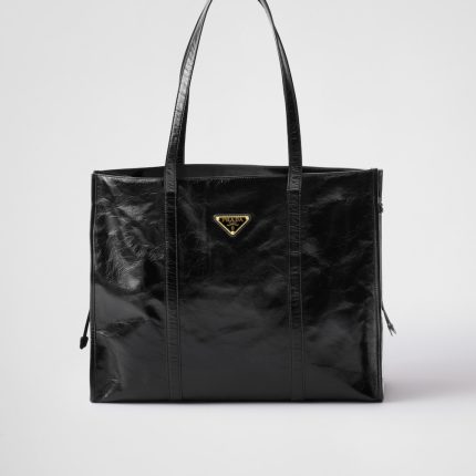 Prada Large Leather Tote Bag